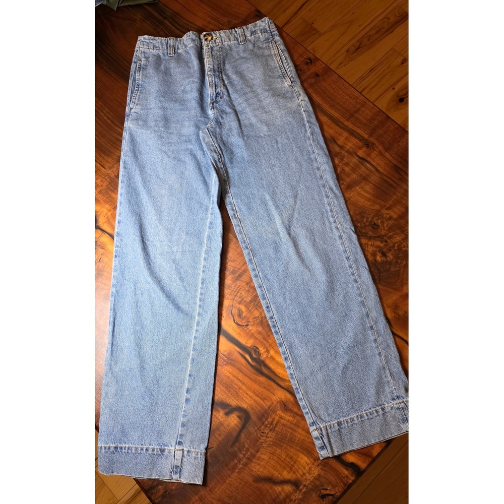 Light Wash High Rise Flare Wide Leg Premium Relaxed Barrel Anthropologie  Vibe
